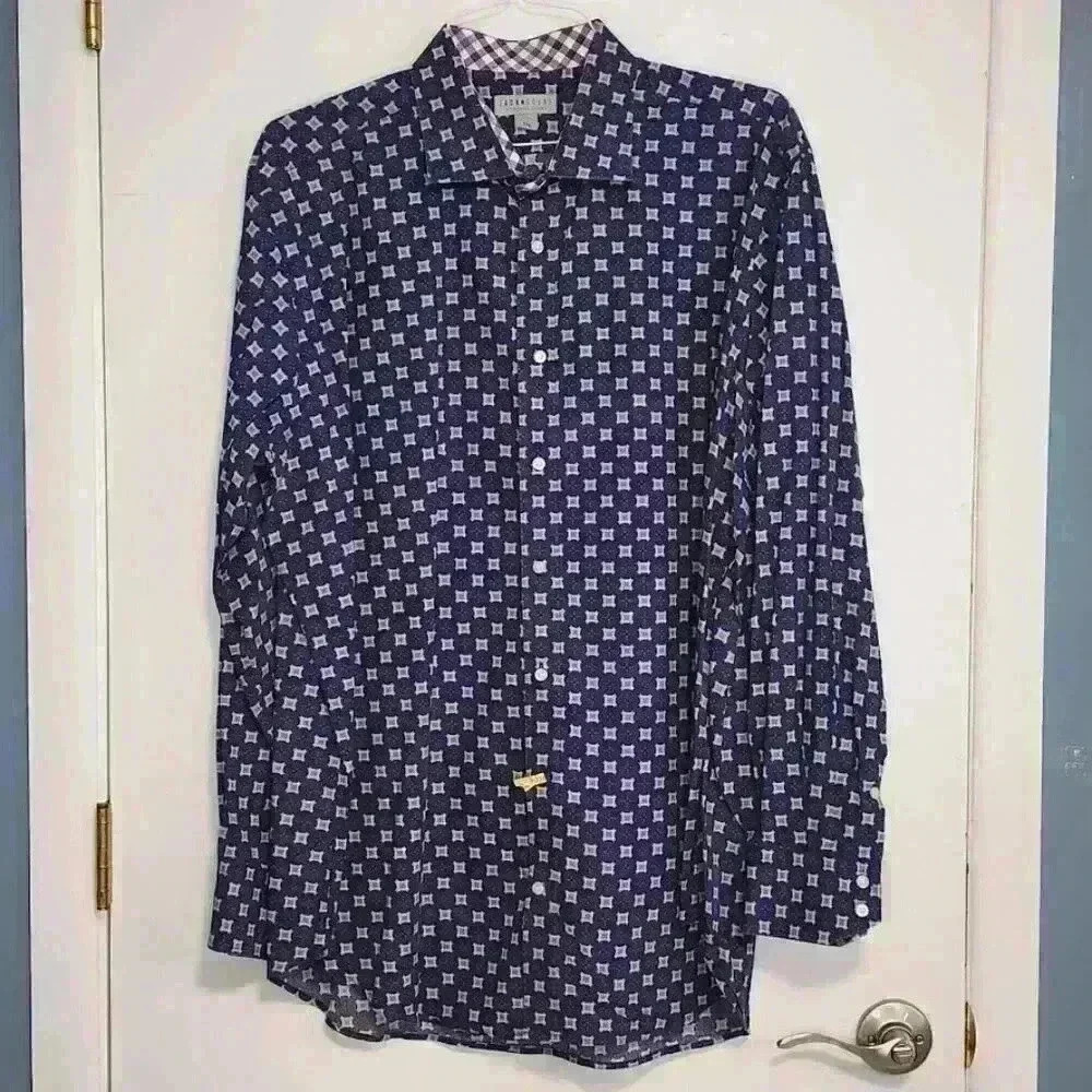 Bundle of 3 Jack Stone by Thomas Dean Button Down Dress‎ Shirts Mens Size XXL